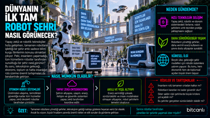 Dünyanın İlk Tam Robot Şehri Nasıl Görünecek?